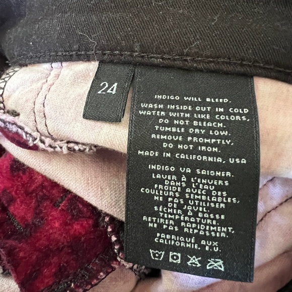 J BRAND super skinny gaya velvet jeans - Picture 7 of 7